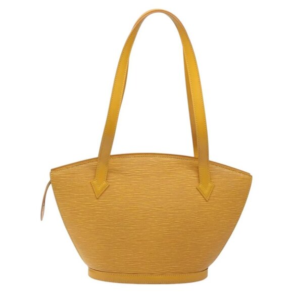 LOUIS VUITTON Epi Saint Jacques Poignees Long Bag Yellow M52339 LV Authentic - Picture 1 of 15